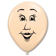 Шар 05" с рис Лицо Женское Blush/Q