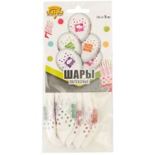 Набор шаров Шелк ДР Слад Праздник 36см5ш