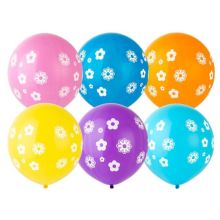 Шелкография 18" пастель Цветы /Ит