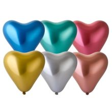 Е Сердце 11" Хром ассорти