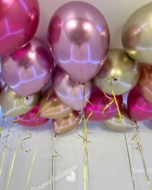 Варианты шаров розовый микс