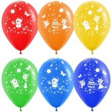 Шелк 12" Три Кота Праздничные подарки