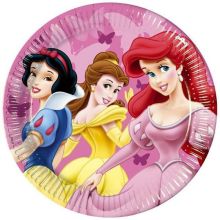 Тарелка Принцессы Бабочки 20см 8шт/Р