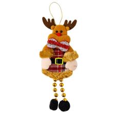 Олень подвесной текстиль 23см/G