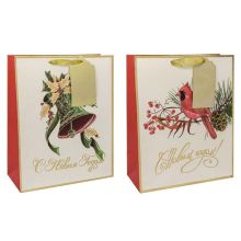 Пакет бум подар С НГ Люкс микс 26х32см