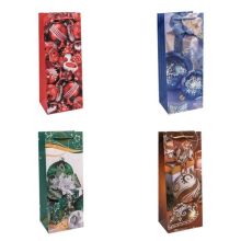 Пакет бум подар Игрушки елоч микс14х35см