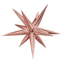 Р 3D ЗВЕЗДА 41" Составная Rose Gold