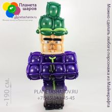 Житель майнкрафт из шаров