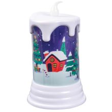 Свеча светодиодная Новогодняя ночь 11смG