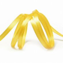 Лента атлас 6мм*27,4м 3016 желтая