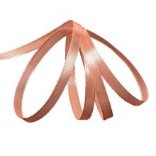 Лента атлас 6мм*27,4м 3068 лососевая