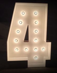 Цифра с подсветкой