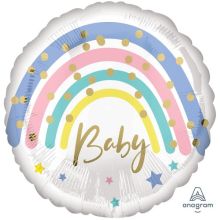 А 18" BABY Радуга пастель S40