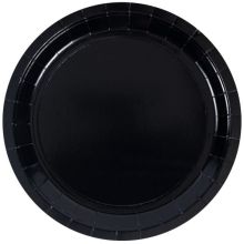 Тарелка черная 23см 6шт/G