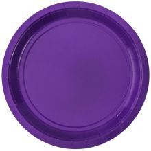 Тарелка фиолетовая 23см 6шт/G