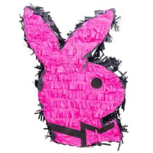 Пиньята Заяц розовый/черный