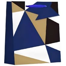 Пакет бум Стильная геометрия 26х32см