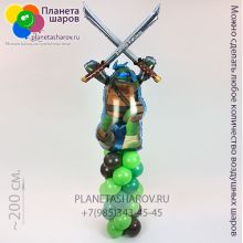 Колонна с черепашкой