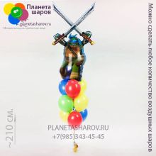 Черепашки ниндзя шары с Леонардо