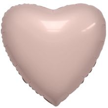 Р Б/РИС СЕРДЦЕ 18" Пыльная роза