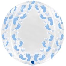 Г BUBBLE 19" Пяточки голубые