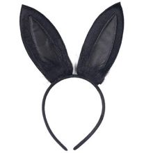 Ободок Уши Зайца черные/G