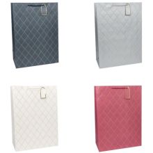 Пакет бум подар Ромбы с тис микс 40х55см