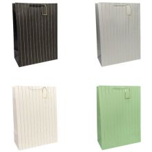 Пакет бум подар Полосы с тис микс 40х55