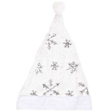 Колпак Новогодний белый Снежинки/G
