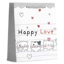 Пакет бум Котята Happy Love 18х23см