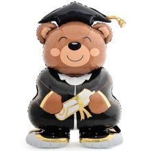  Мишка Выпускник коричневый
