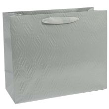 Пакет бум подар Элегант серебро 32х26см