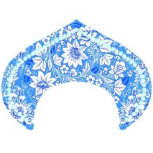 Кокошник-Ободок Узор синий