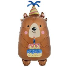  Мишка с тортом