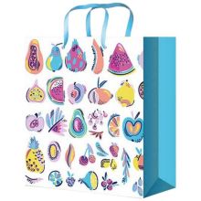 Пакет бум Фрукты 22х31см