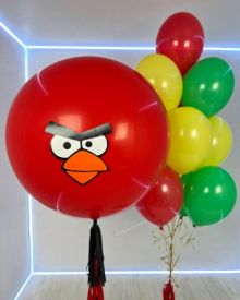 Большие шары злые птички