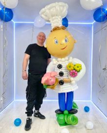 Повар из воздушных шаров