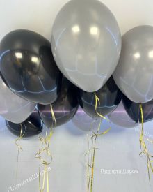 Черно серые шары