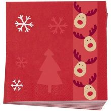 Салфетка Олень 33см 16шт/N