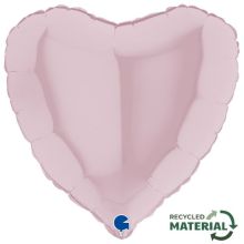 Г Б/РИС СЕРДЦЕ 18" Пастель Pink