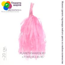 Гирлянда Тассел цвет Розовый