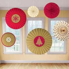 Фант Новогодние узоры 20-30-40см 6шт/A