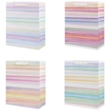 Пакет бум Полосы пастель 26х32см/G