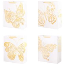 Пакет бум Золотая бабочка 26х32смG
