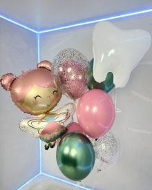 Шары на праздник с зубной феей и зубом