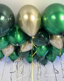 Изумрудный набор шаров