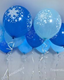Шары снежные узоры