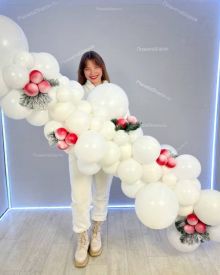 Гирлянда с еловыми ветками