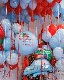 Новогодний набор воздушных шаров