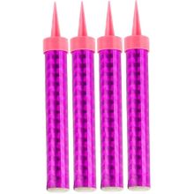 Свеча-Фонтан Розовое Пламя 10см 30сек4шт